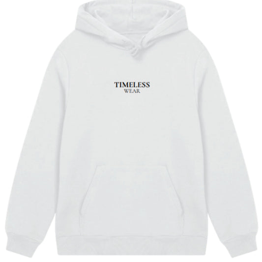 Drop Shoulder Loose Solid Color Hooded Sweatshirt