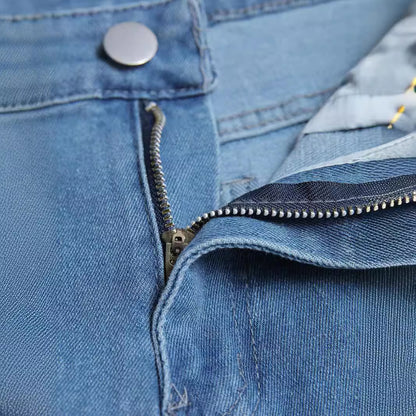 Personality Denim Skinny Jeans For Men