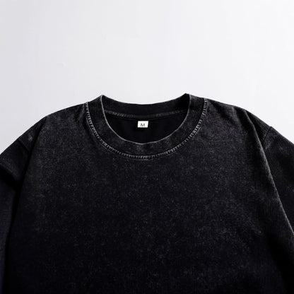 Women's Coconut Tree-printed Top With A Round Neck, Loose Fit And Short Sleeves